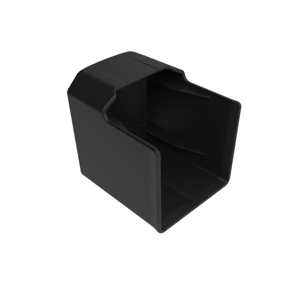 Cobalt Mounting-Rail End Cap (Black)
